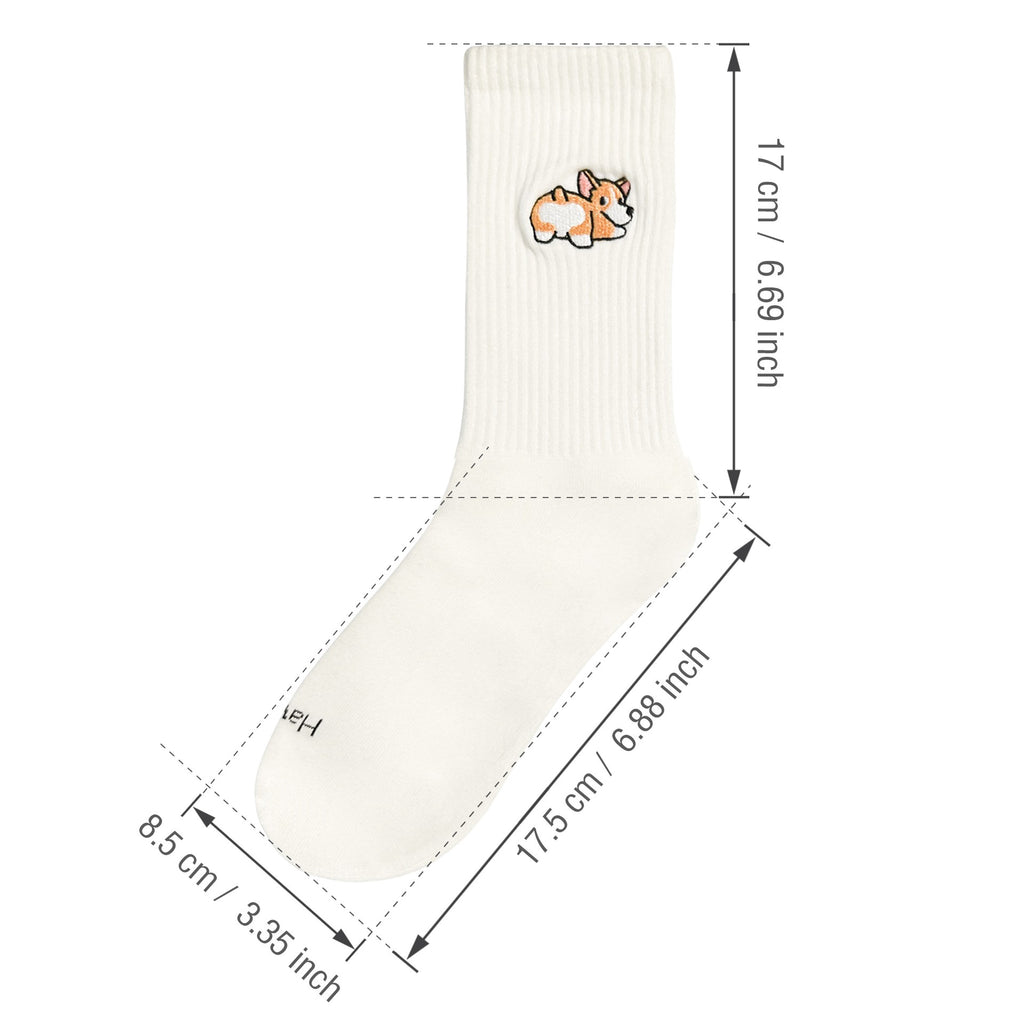 Socks Tube Socks Student White Stockings Four Seasons