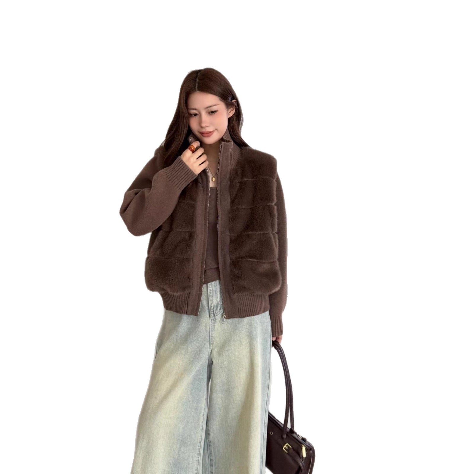 Women's Autumn And Winter New Loose Casual Sweater Coat Thick