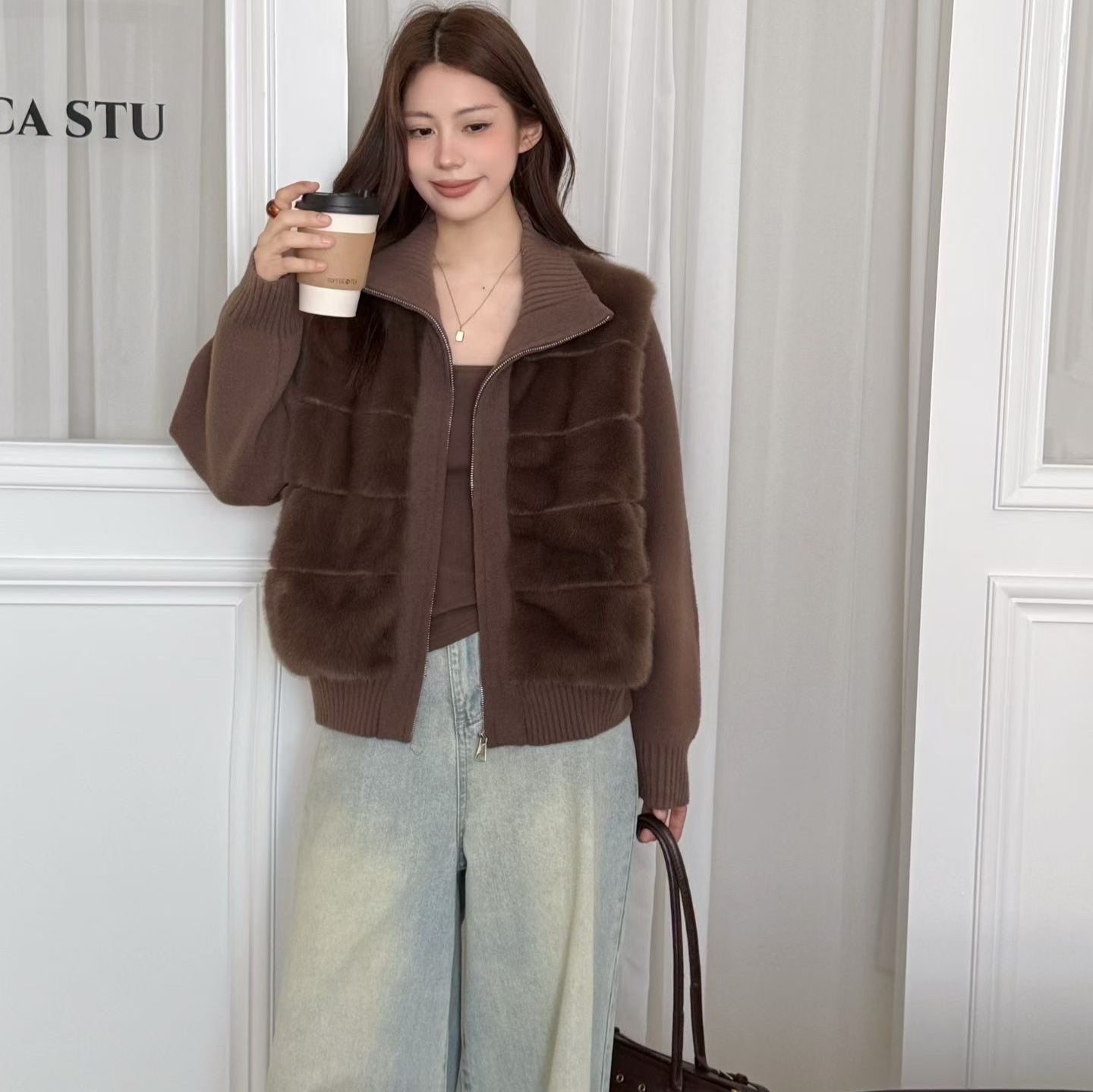 Women's Autumn And Winter New Loose Casual Sweater Coat Thick