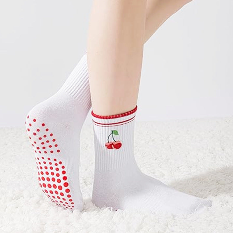 Towel Yoga Socks Cute Ballet Pilates
