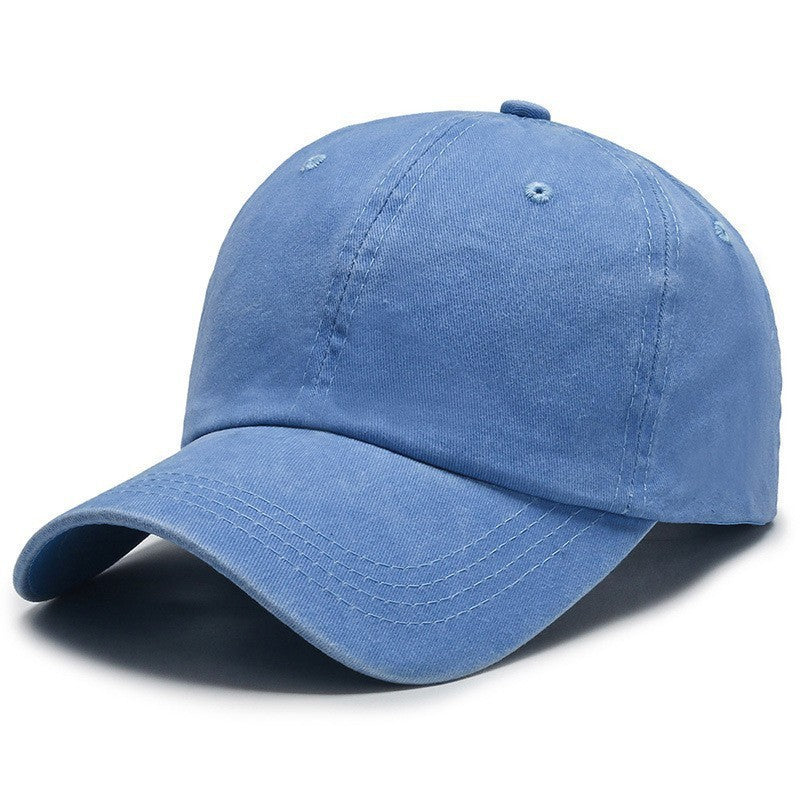 Classic Retro Washed Light Board Baseball Cap Simple All-match