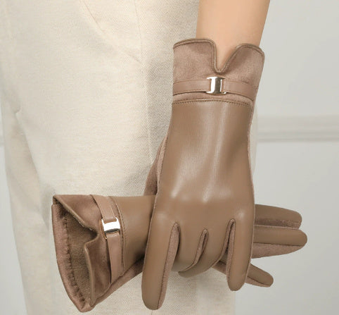 Women's Winter Suede Gloves
