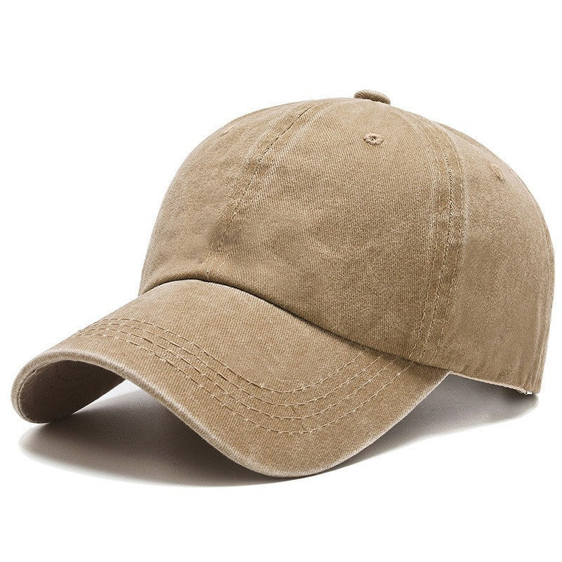 Classic Retro Washed Light Board Baseball Cap Simple All-match