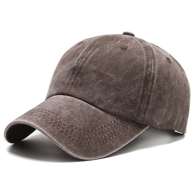 Classic Retro Washed Light Board Baseball Cap Simple All-match