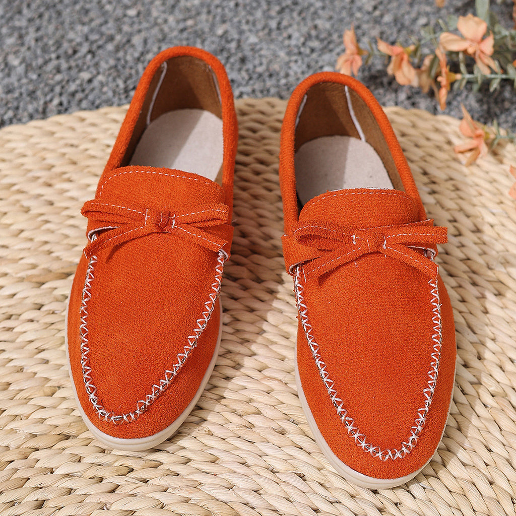 Fashion Casual Flat Suede Pumps