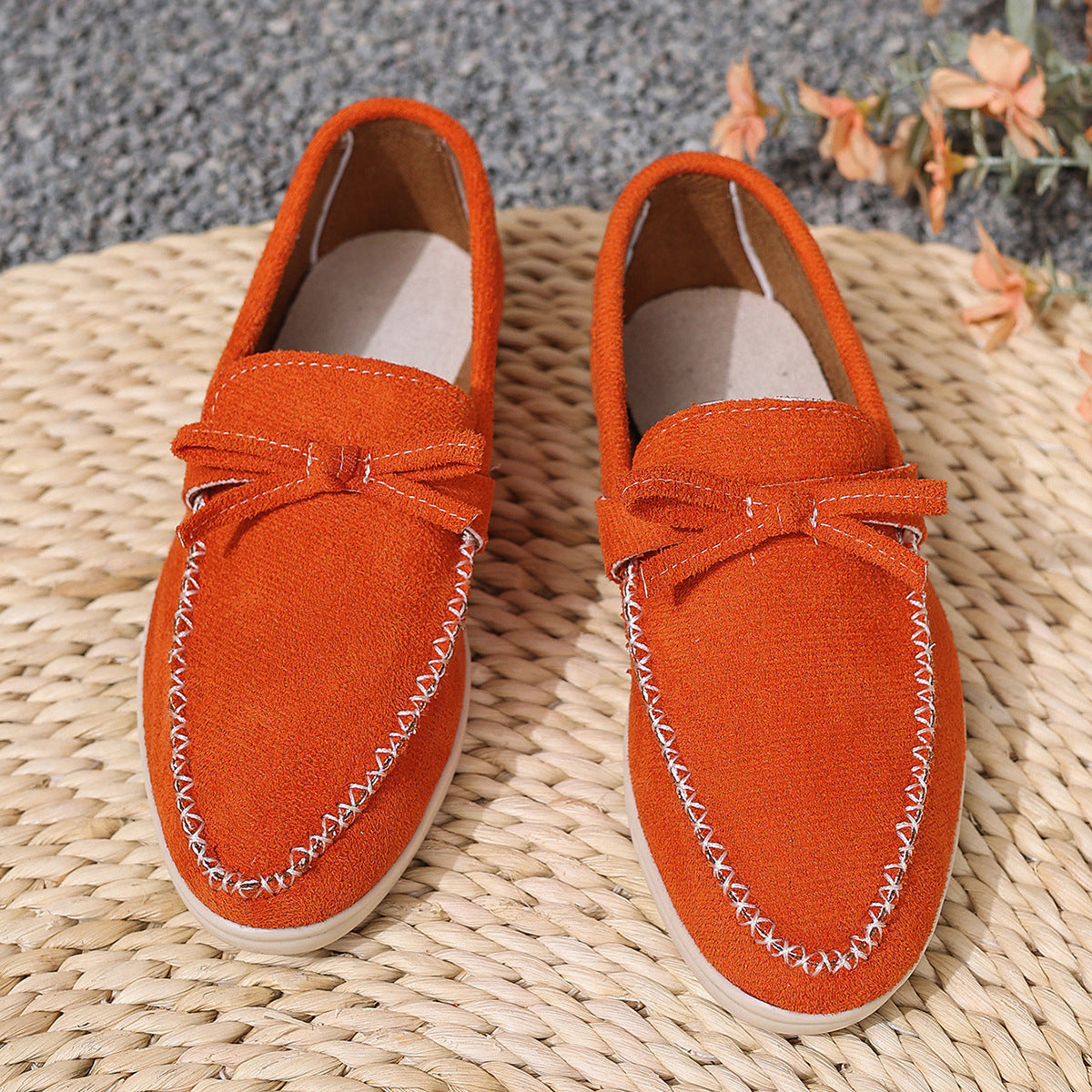 Fashion Casual Flat Suede Pumps