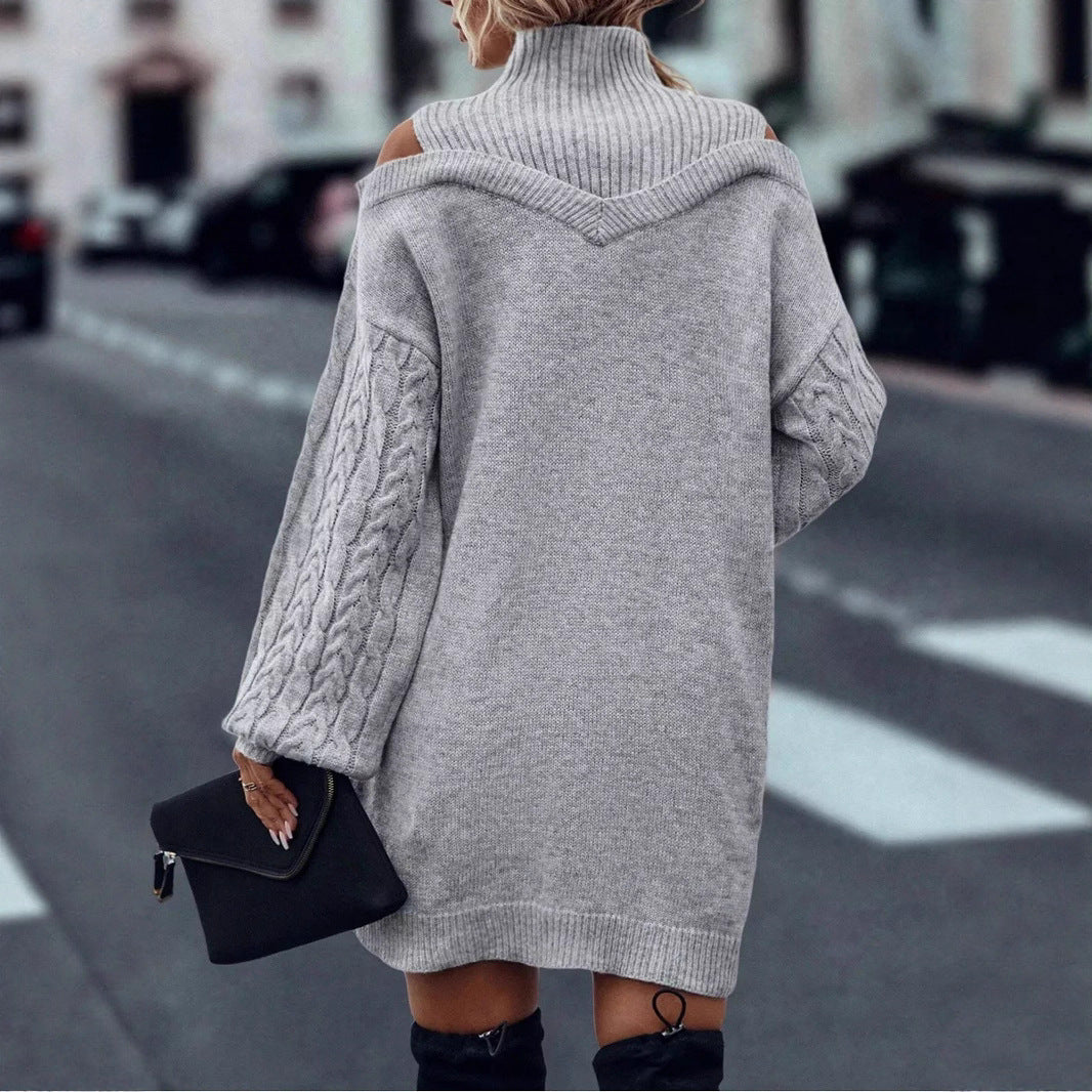 Women's Half Turtleneck Sweater Top