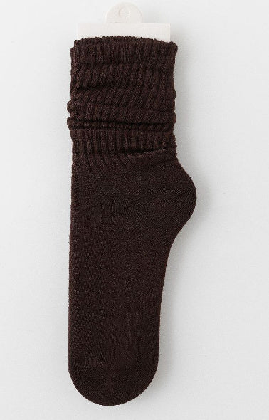 Pile Style Maillard Socks For Women