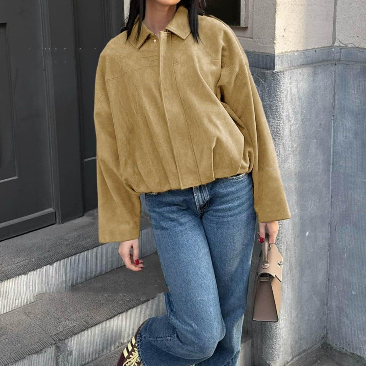 Fashion Pilot Zip-up Jacket Top