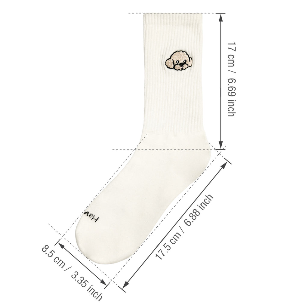 Socks Tube Socks Student White Stockings Four Seasons