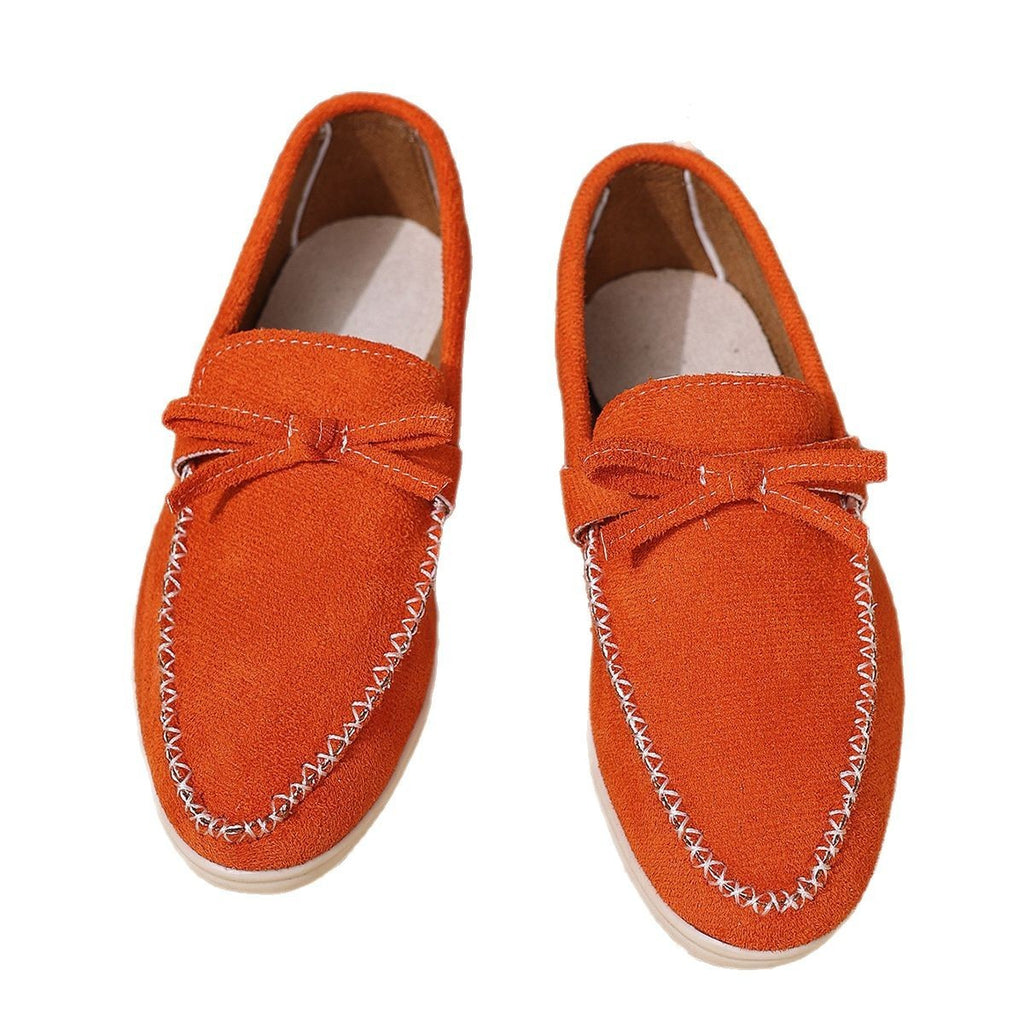 Fashion Casual Flat Suede Pumps