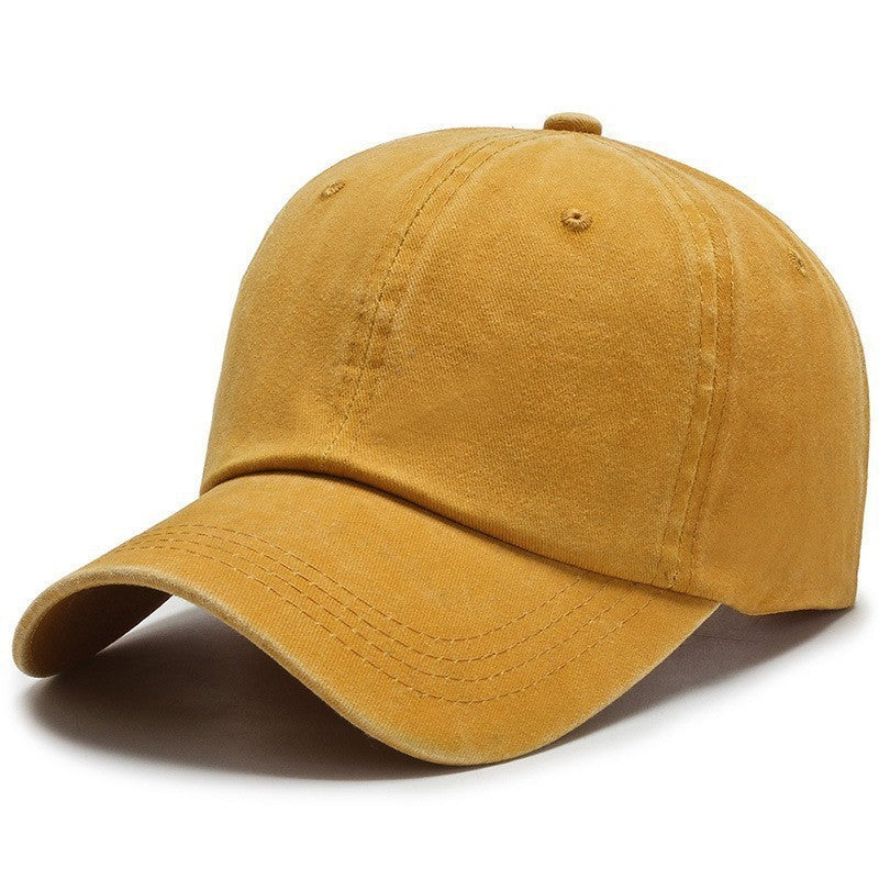 Classic Retro Washed Light Board Baseball Cap Simple All-match