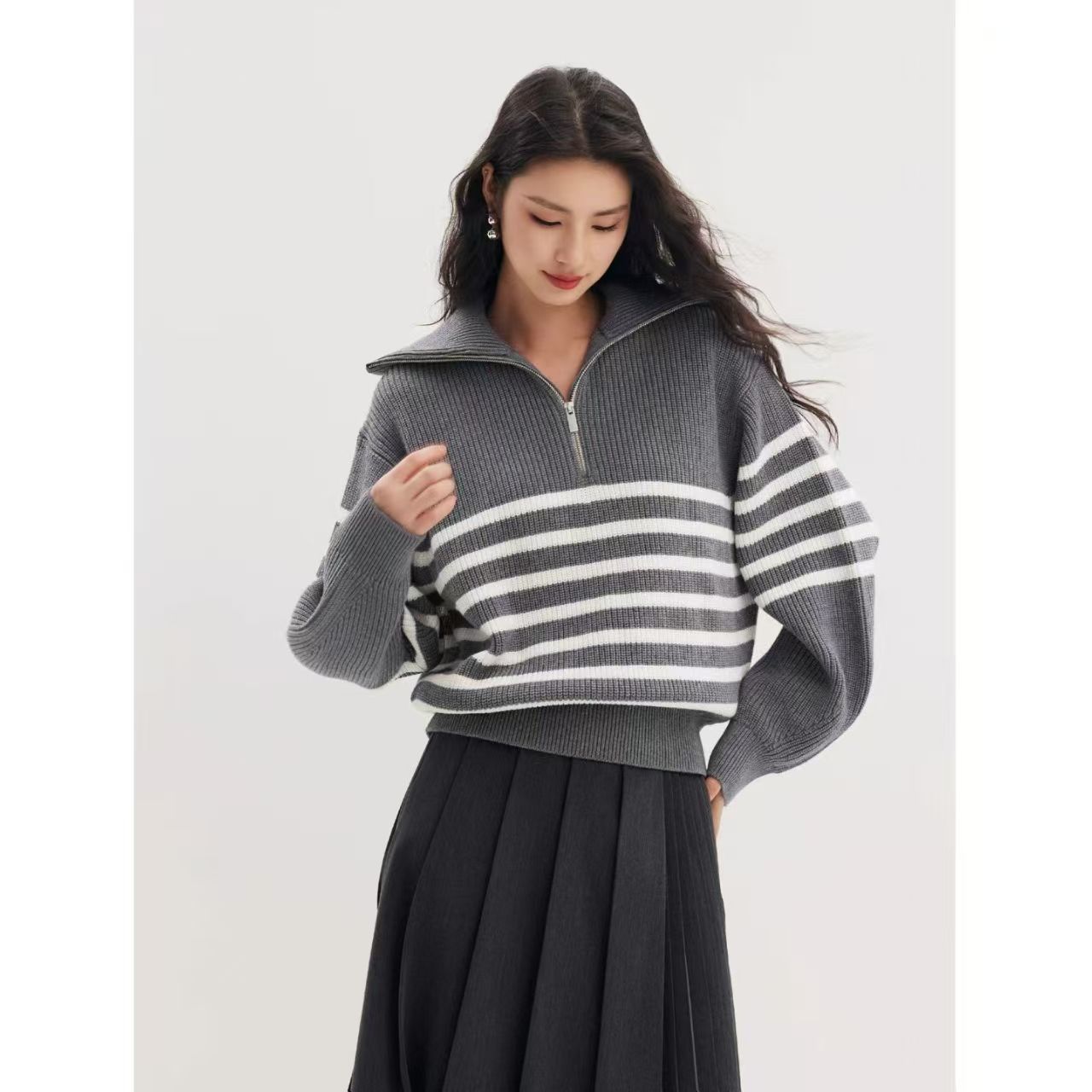 Loose And Lazy Style Thick Coat Women