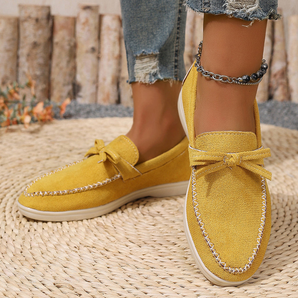 Fashion Casual Flat Suede Pumps