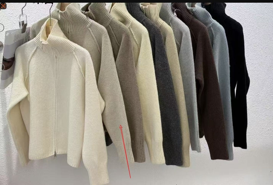 Simple Design Thick Knitwear Cardigan Sweater