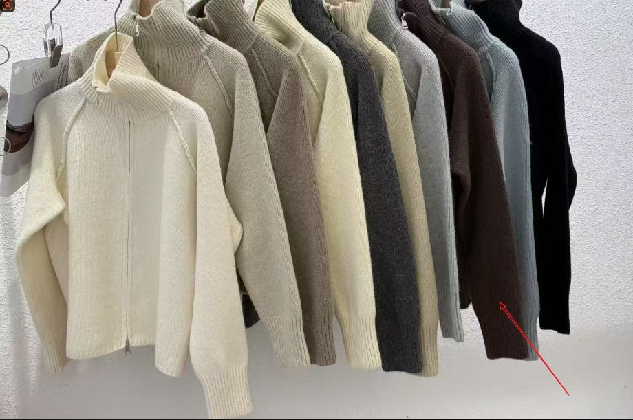 Simple Design Thick Knitwear Cardigan Sweater