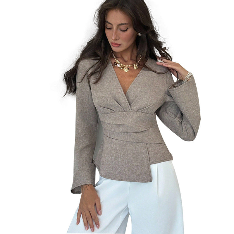 Fashion Slim Fit Long Sleeve Women's Top