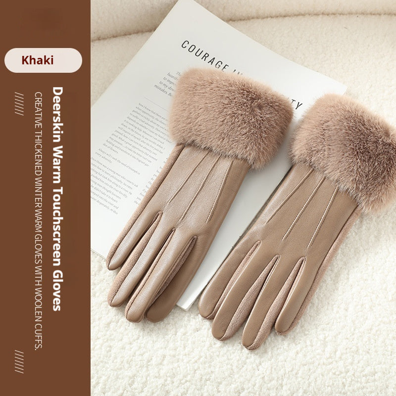 Warm Soft Personalized Gloves For Women