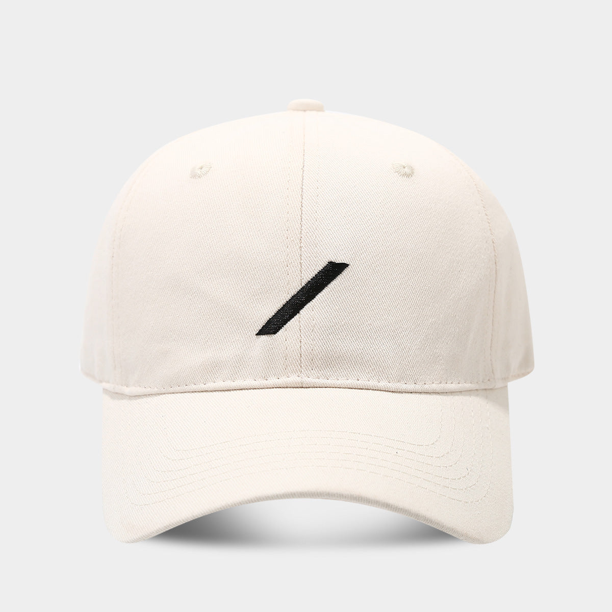 Early Spring Baseball Cap With Big Face And Small Curved Brim Soft Top