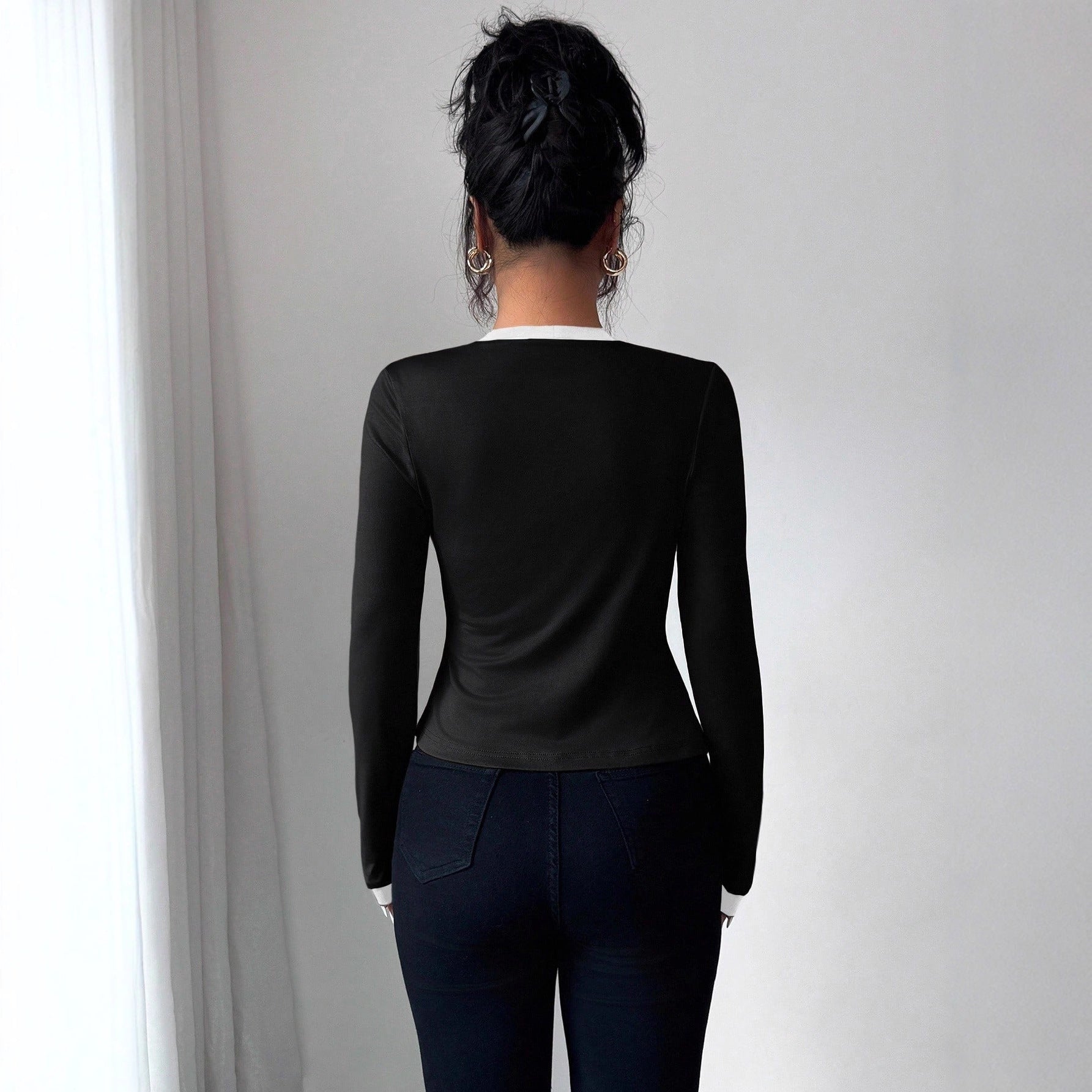 Cardigan Jacket And Vest Two-piece Set Tops