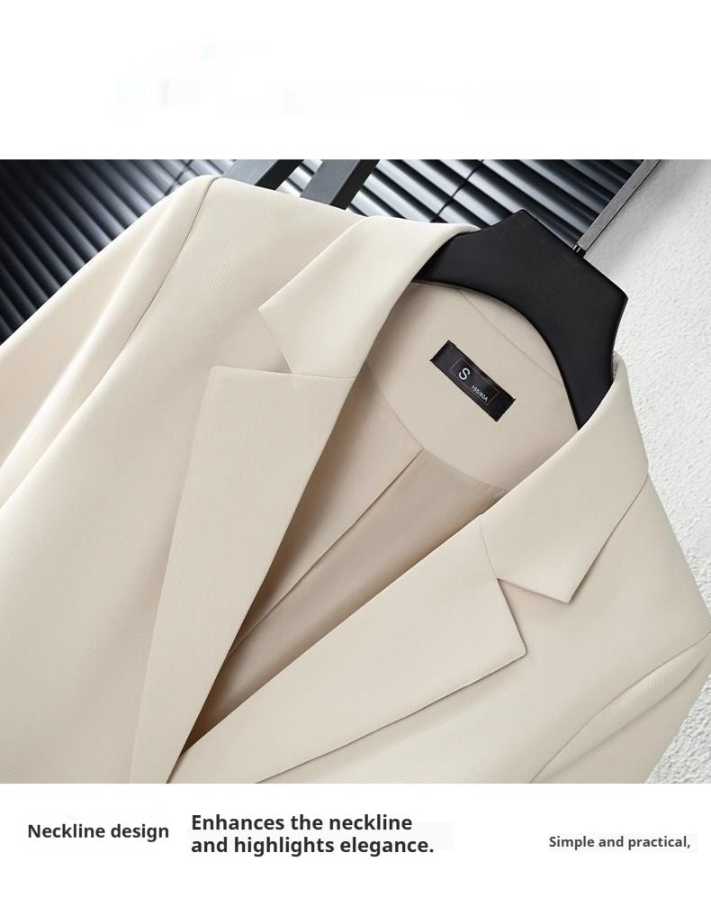Casual High Waist Trousers Two-piece Suit Women