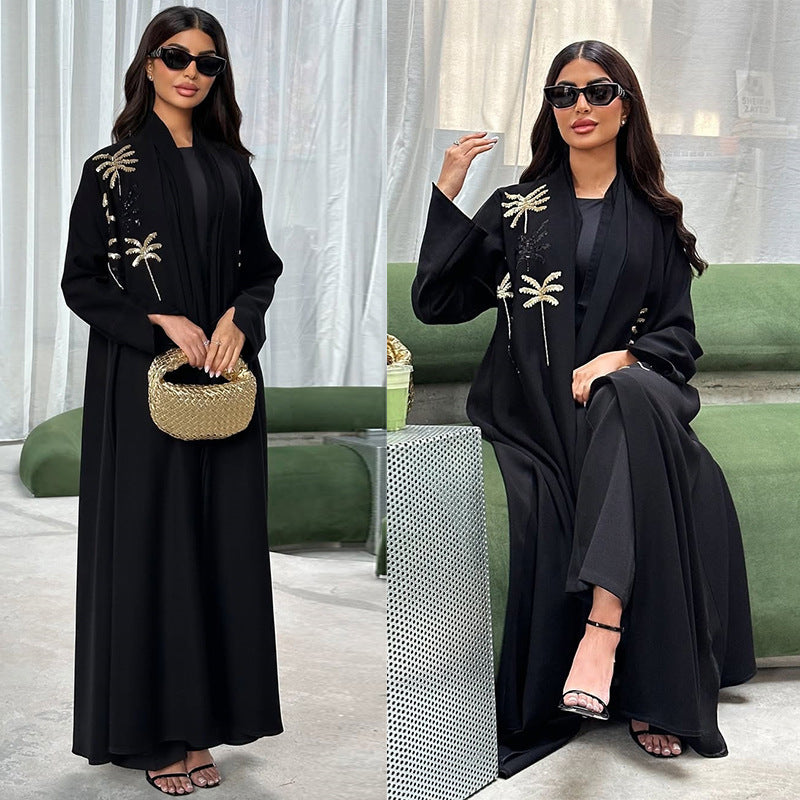 Fashion Muslim Women's Wear Embroidered Robe
