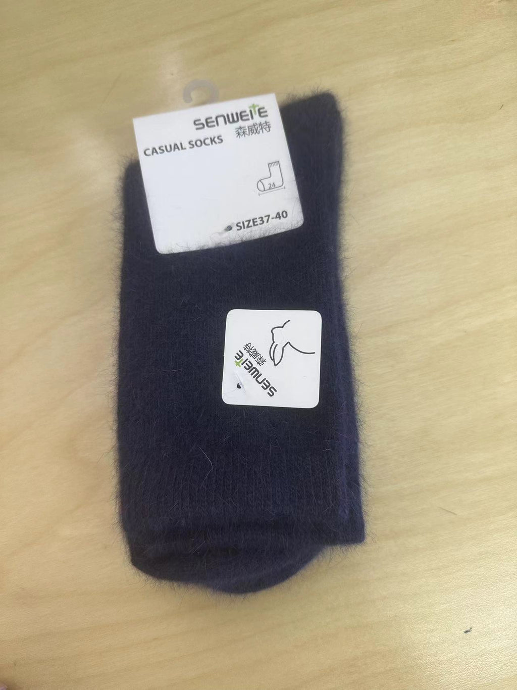 Autumn And Winter Rabbit Fur Socks For Women