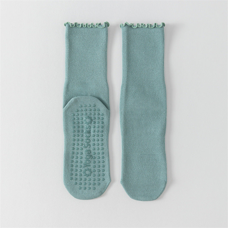 Women's Middle Tube Non-slip Boneless Pure Cotton Athletic Socks