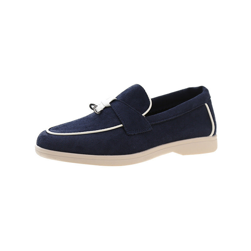 Plus Size Soft Bottom Slip-on European And American Leisure Round Toe Flat Shoes