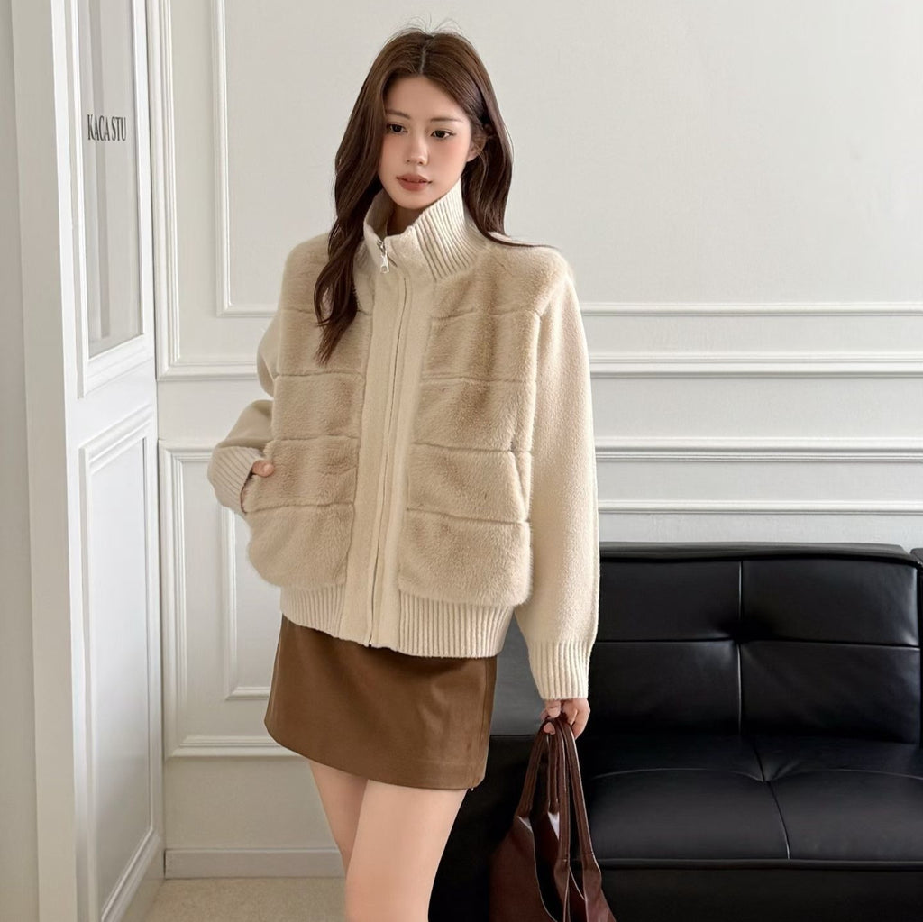 Women's Autumn And Winter New Loose Casual Sweater Coat Thick