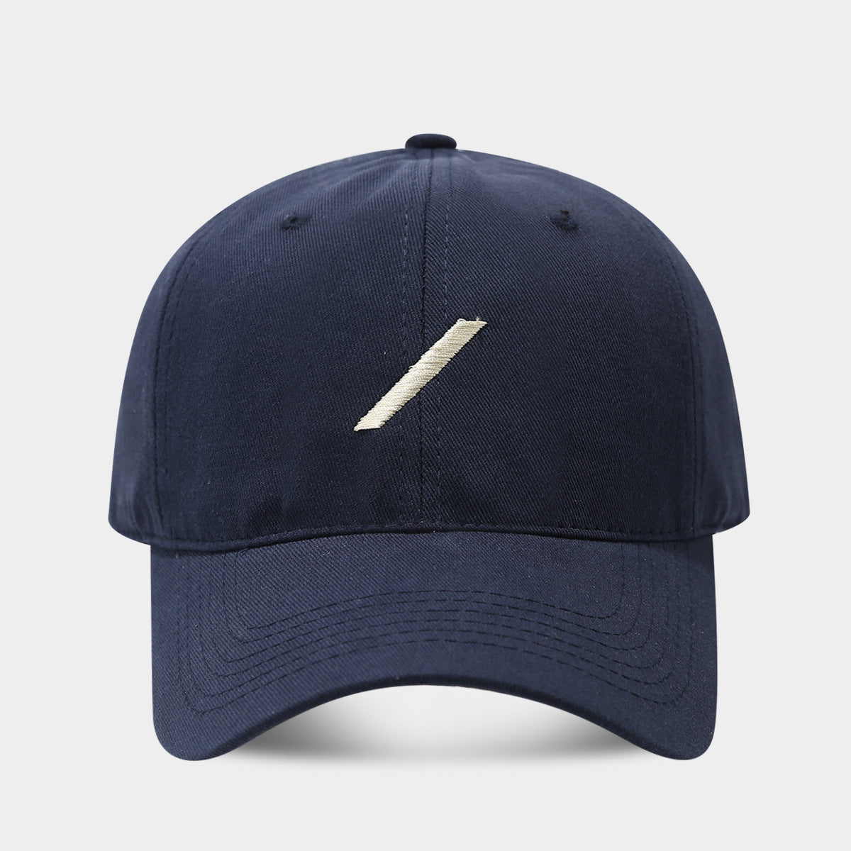 Early Spring Baseball Cap With Big Face And Small Curved Brim Soft Top