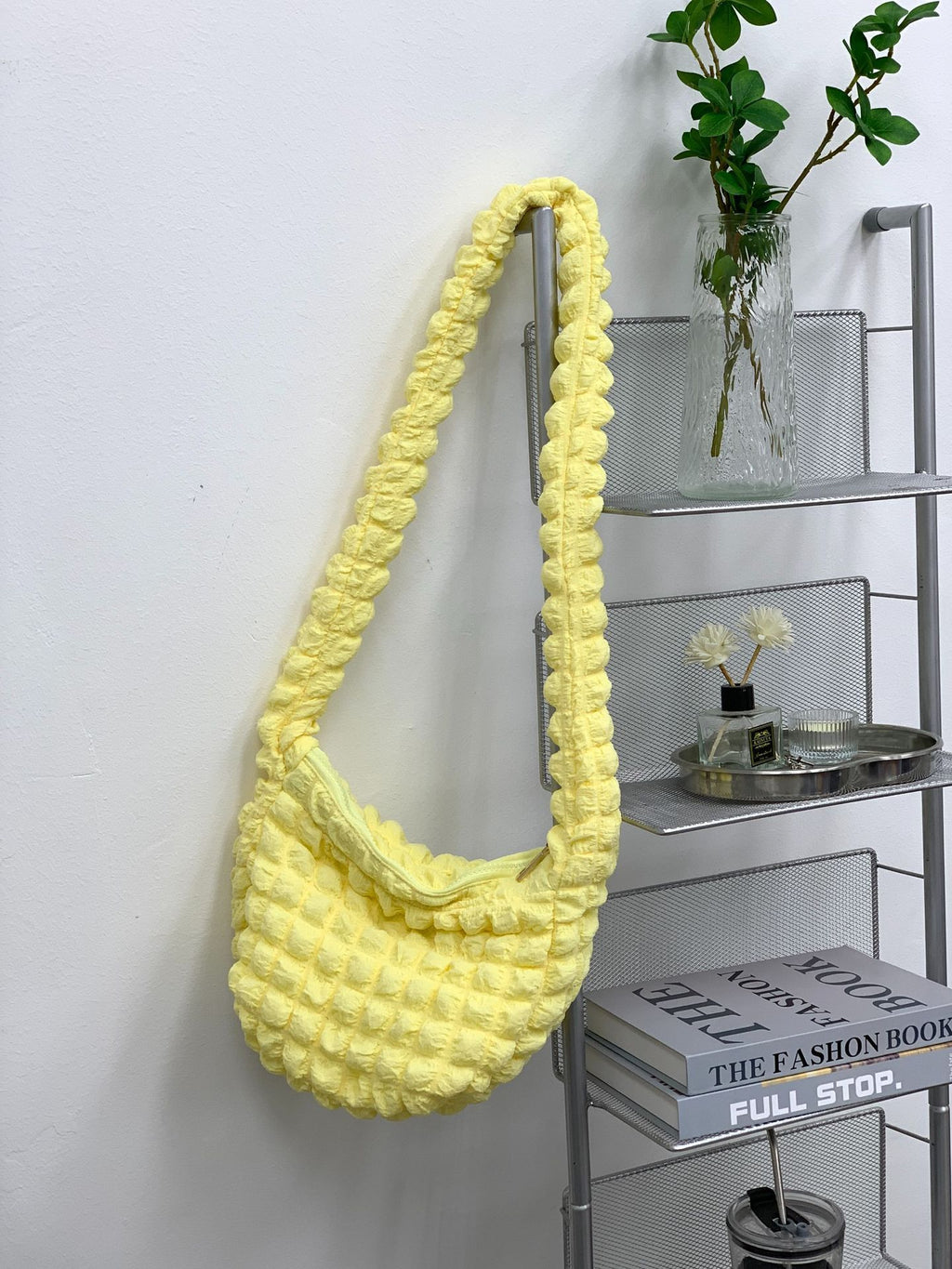 Women's Fashion Casual Rhombus Pleated Crossbody Bag