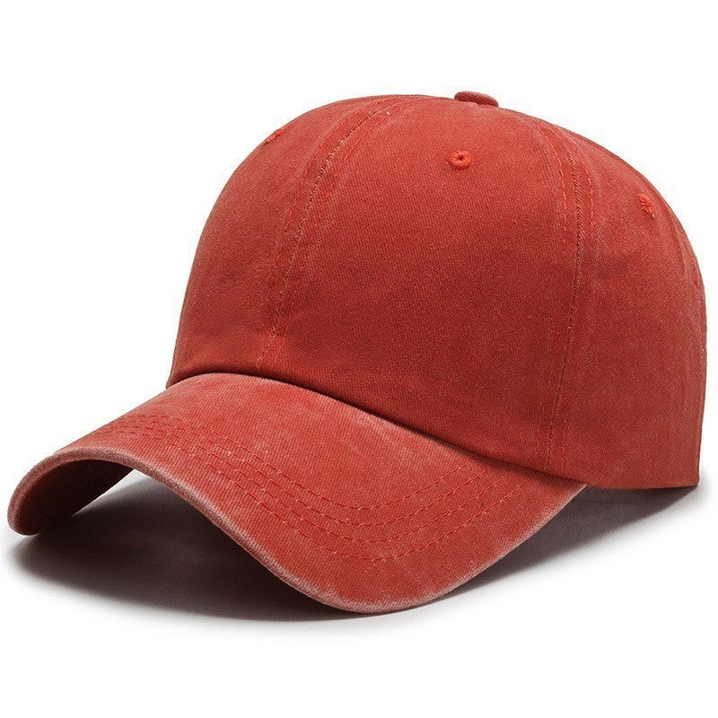 Classic Retro Washed Light Board Baseball Cap Simple All-match